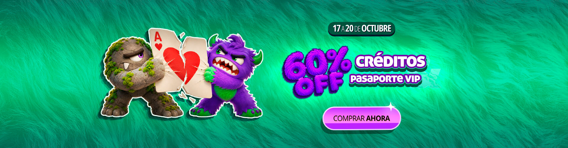 ? �Los monstruos atacaron los precios! �Aprovecha un 60% de descuento en todo! ?